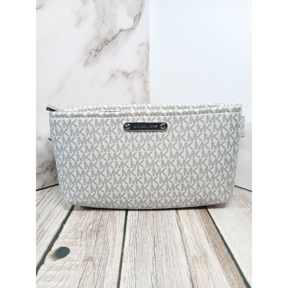 Michael Kors Signature Gray Small Crossbody / Waist Bag – Adjustable Strap